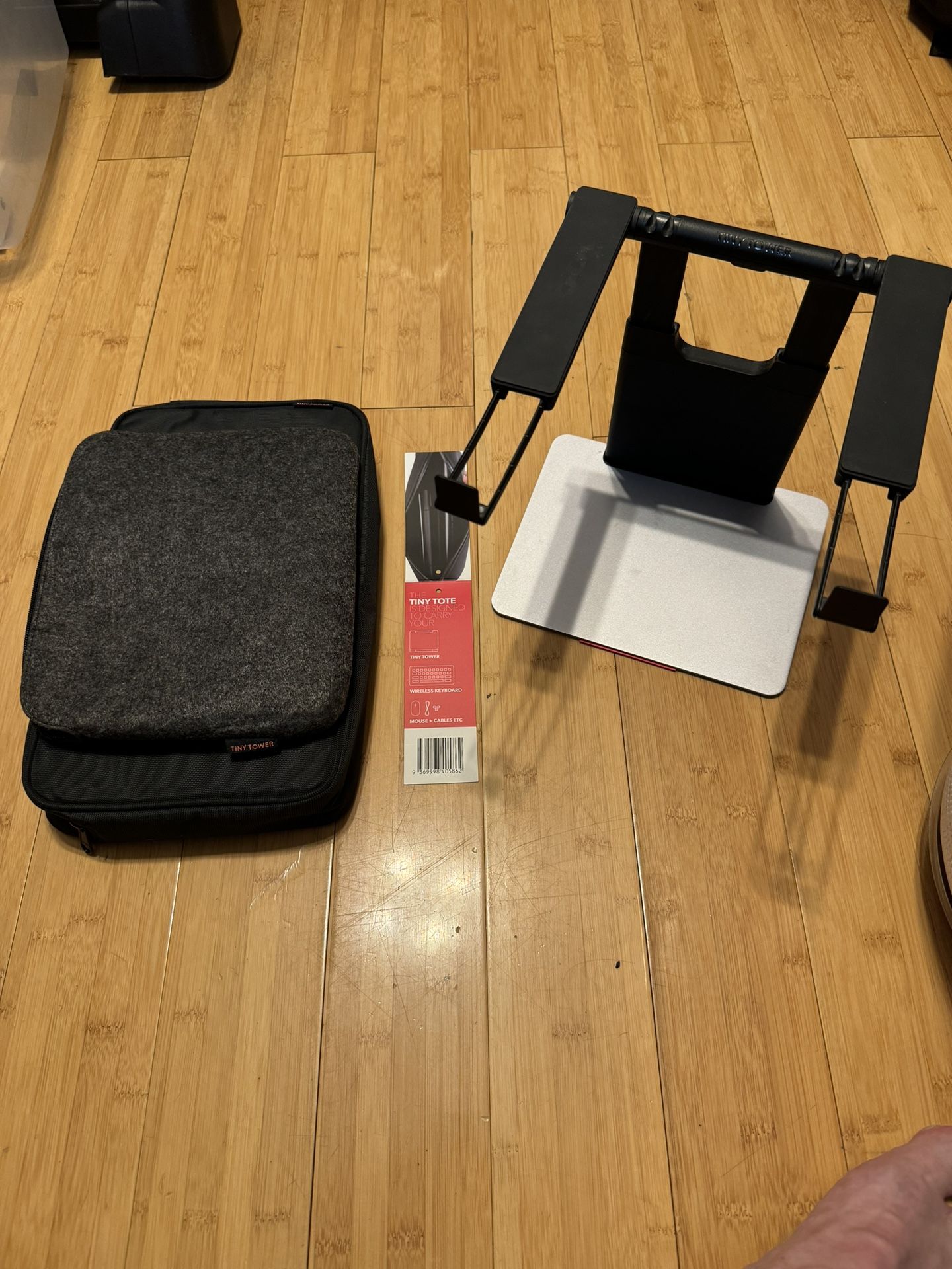 Tiny Tower Laptop Stand And Carrying Case