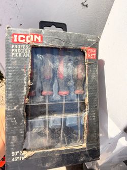 Icon Professional Precision Soft Grip Pick and Hook Set