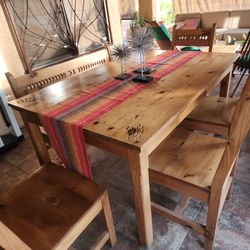 New Mexico made dining set