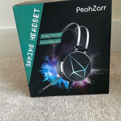 HEADSET.  PeohZarr-Model: TH614S.  Black Color.