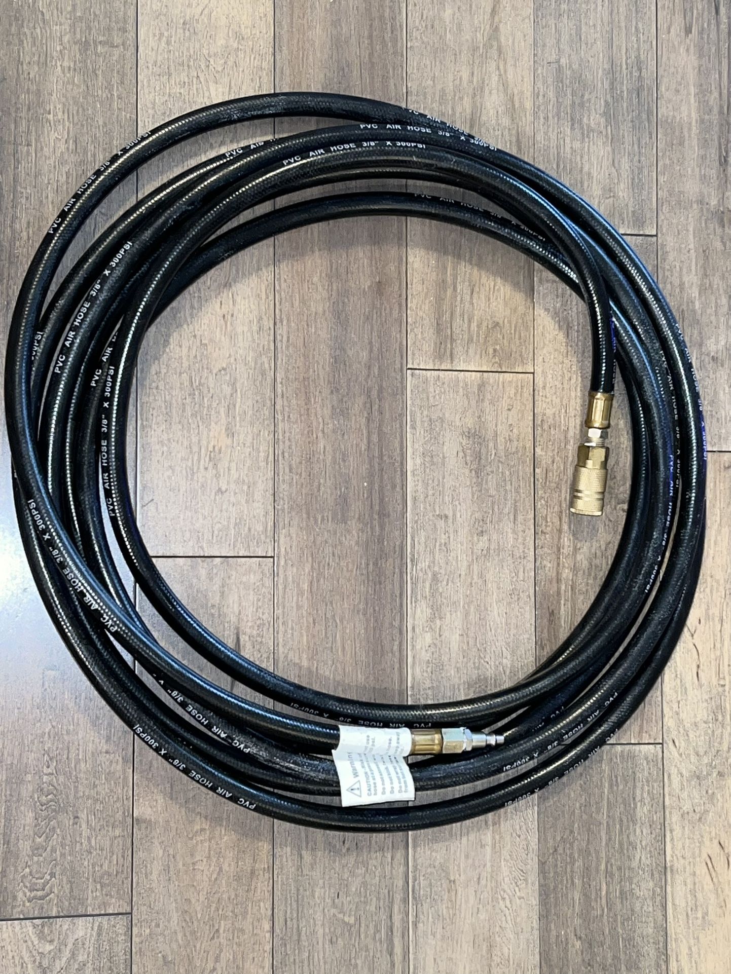 Pneumatic Air Hose 3/8" X 300PSI for Air Compressor 25ft. - $5