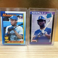 HOF Ken Griffey Jr Rookie Baseball Cards 🔥🔥 Sharp Cards!!