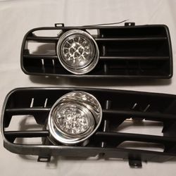Front Fog Light Grill Set For VW Golf 4 MK4 1(contact info removed)
