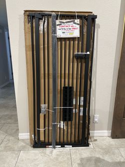 Extra Tall Cat Gate / Safety Gate - Fits Openings 29.92” - 34.24”