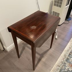Antique Baker Furniture Banded Mahogany Pembroke Table