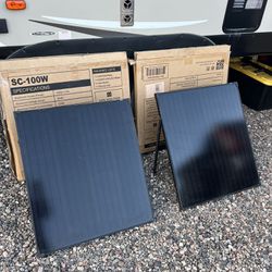 Nektek 100 Watt Portable Solar Panels ($50 Each)