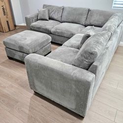New Grey Sectional 