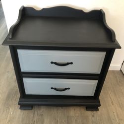 Black And Grey Dresser 