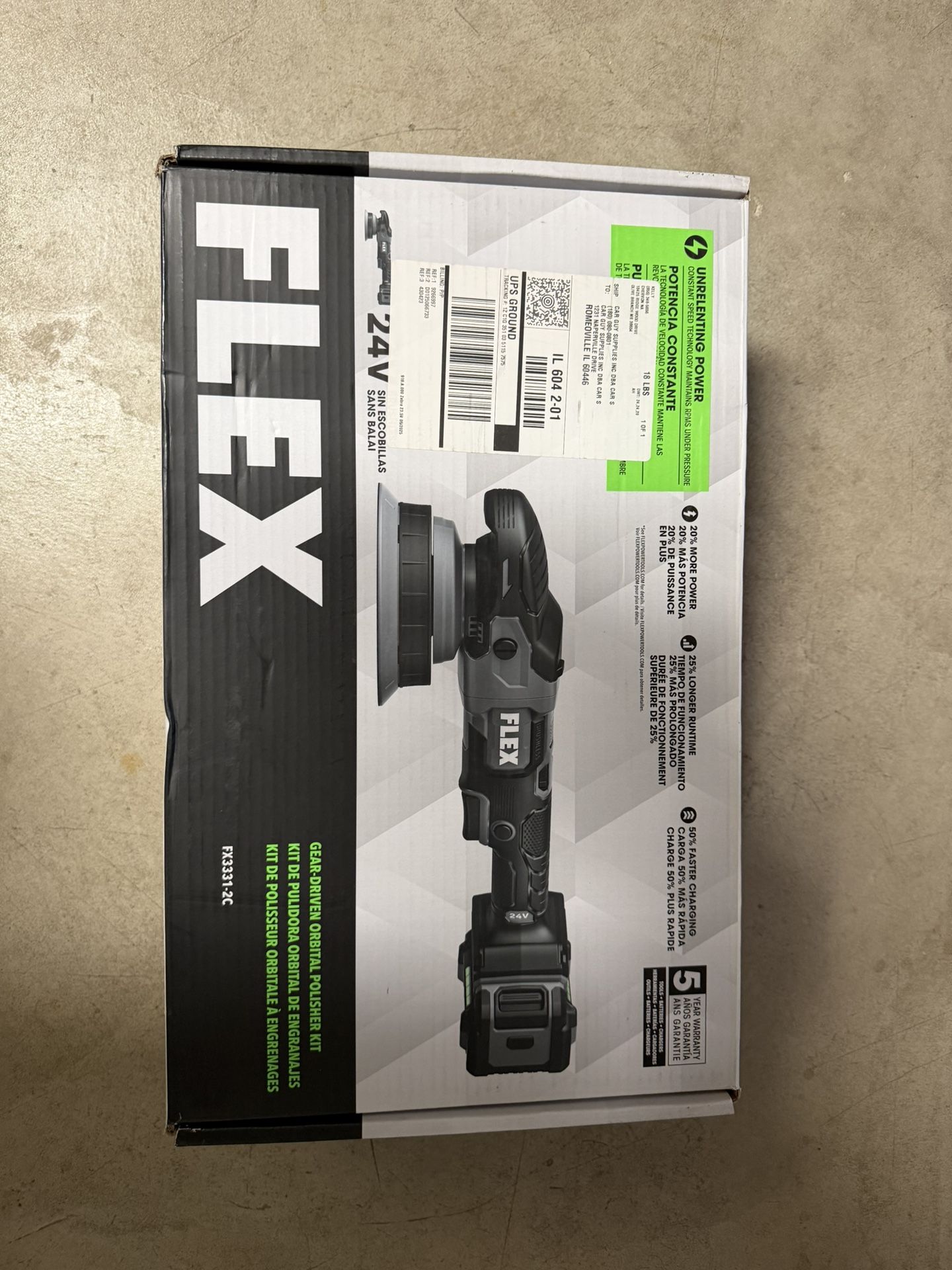 Flex Gear Driver Polisher Kit