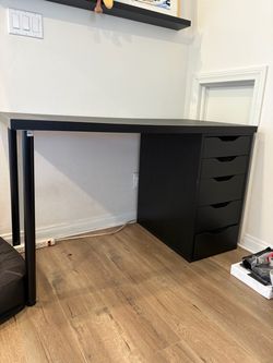 IKEA desk and chair