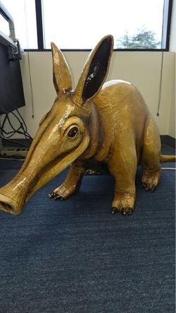Large Aardvark Animal Sculpture Statue Sergio Bustamante