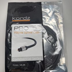 Kordz PRO-TL1500 Pro Series 15.0M TosLink Cable