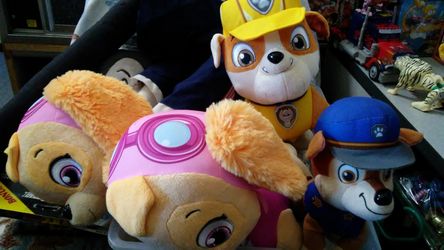 Paw patrol plushes