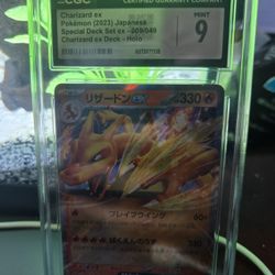 Japanese Charizard EX CGC9