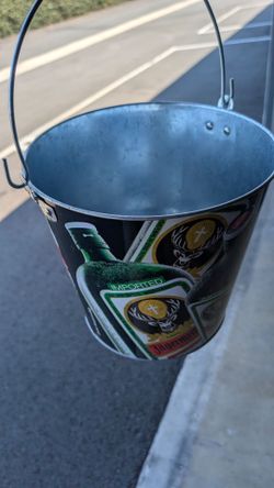 Jägermeister metal ice bucket
