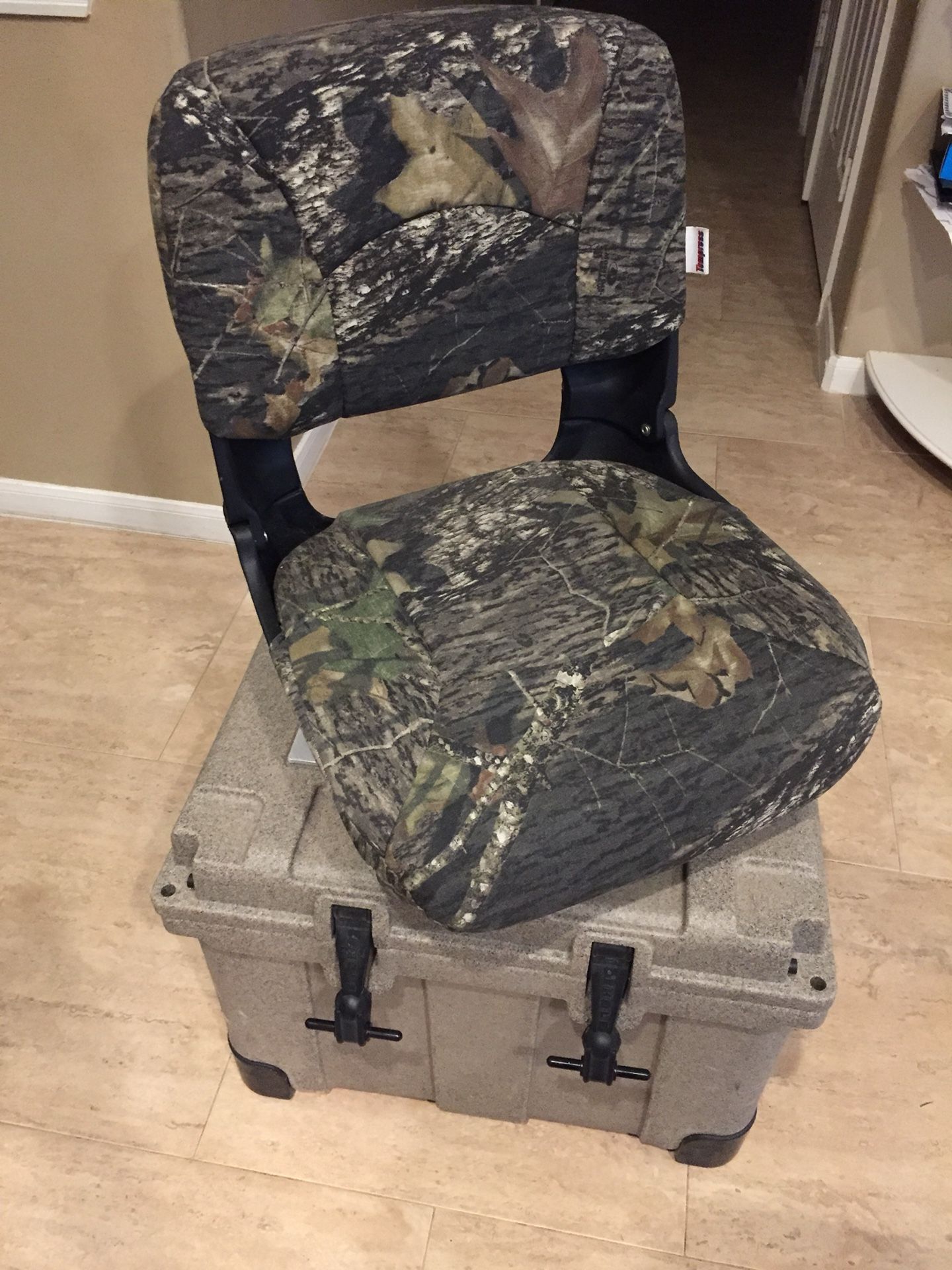 Icehole Cooler with Dove Buddy Seat Upgrade
