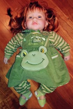 Adora Baby Girl Doll Froggy Fun