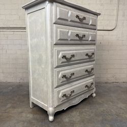 Delivery is available vintage solid wood chest dresser with 5 storage drawers $490 OBO!