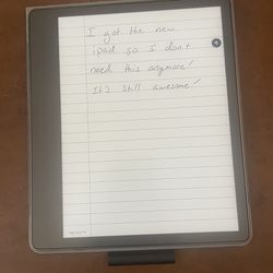 Kindle Scribe 16 GB With Premium Pen And Leather Folio Case