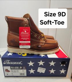 Thorogood Soft Toe Work Boots Size 9D