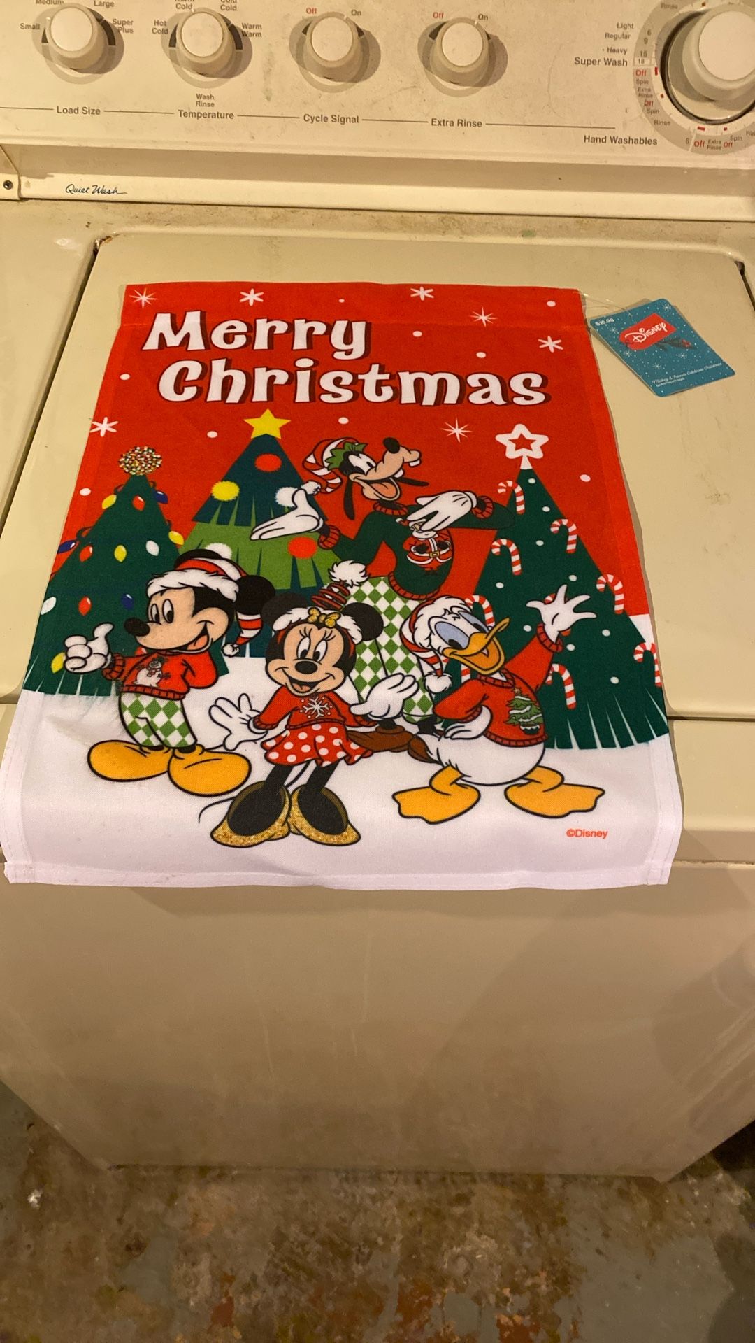 Disney Christmas Yard Flag