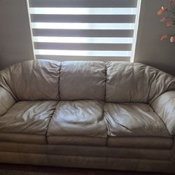 Leather couch