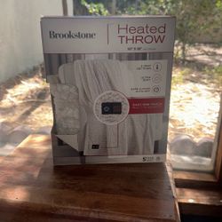 Brookstone- Heated THROW 
