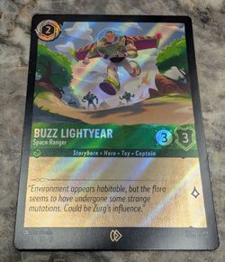 Disney Lorcana trading card Buzz Lightyear(Card #57/P3)