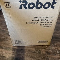 New In Box iRobot S Series Clean Base And Replacement Battery 