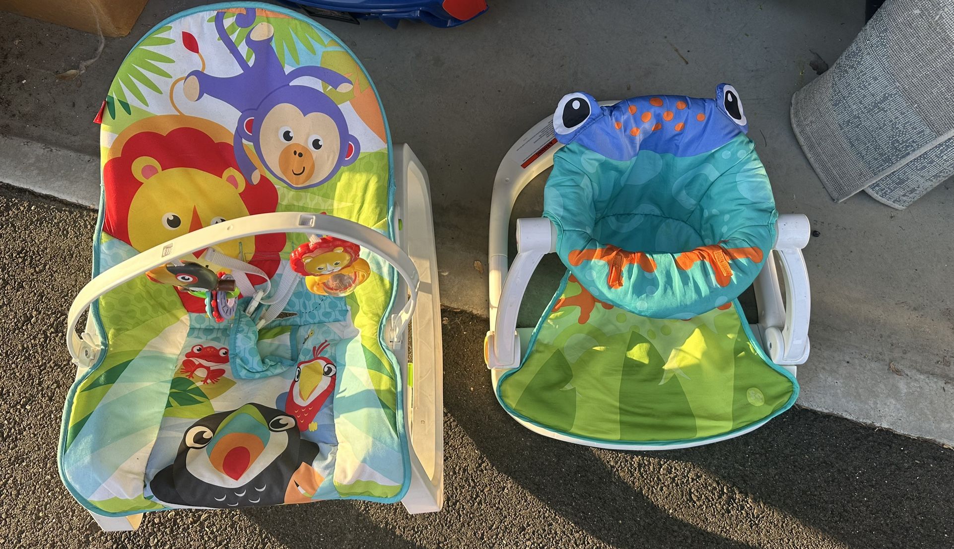 Baby Chair And Baby Rocker Bouncer