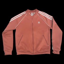 Adidas Women’s Pink Track Jacket, Size Medium