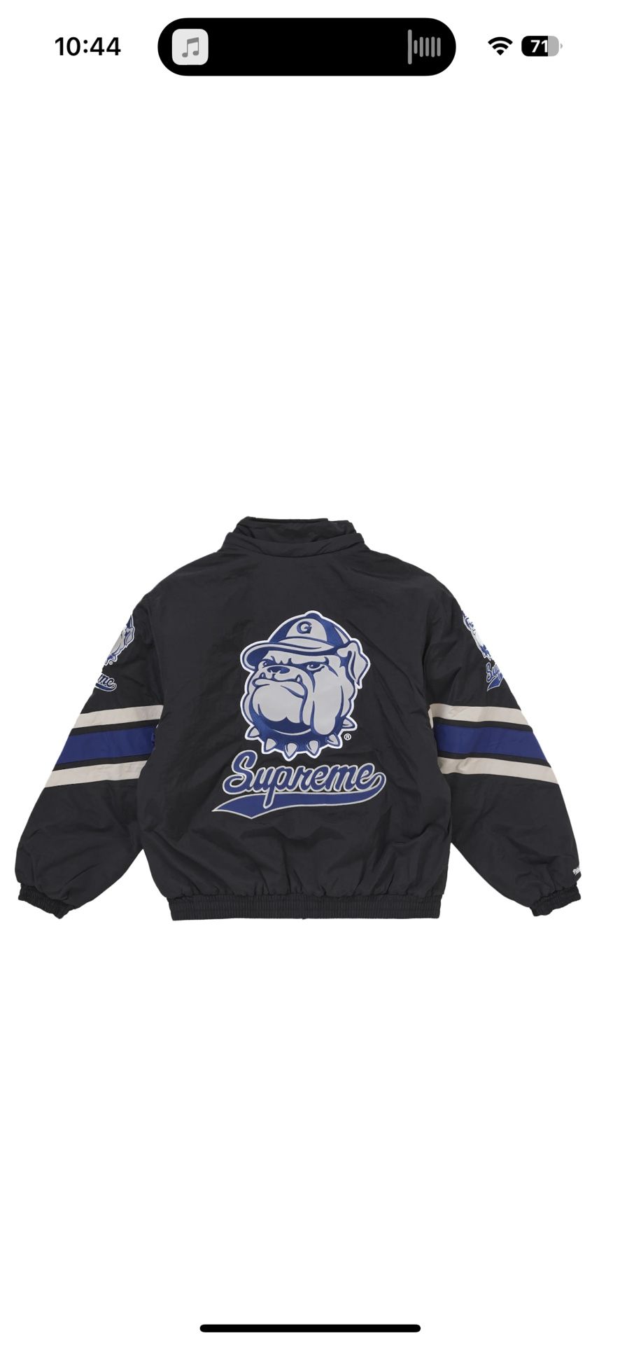 Supreme Mitchell & Ness Stadium Jacket Medium