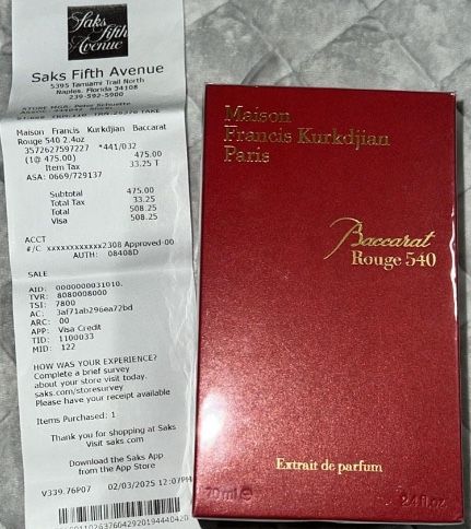 Baccarat Bouge 540