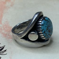Vintage Sterling Navajo Julian Lovato  Men’s Ring 