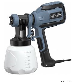 HVLP Spray Gun with Cleaning & Blowing Joints, Easy to Clean, Ideal for Furniture, Cabinet, Deck, Wall, Door, DIY Project
