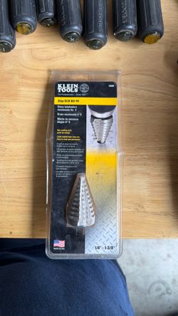 Klein step drill bit