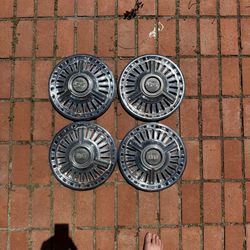 Clean OEM Chevy SS Hubcaps (Early 60s) – Set of 4
