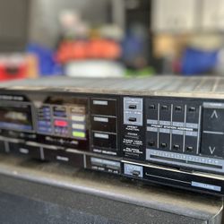 Vintage Kenwood Receiver & 2 Kenwood Jl-883 L 3Way Floor Standing Stereo Speakers