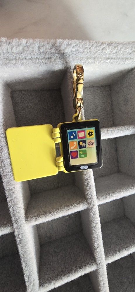 Juicy Couture Bracelet Charm Yellow Tablet