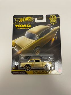 Hot Wheels Premium Thrill Climbers Chase 55 Chevy Bel Air Gasser