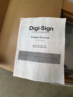 Digital Sign LCD
