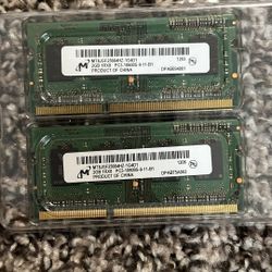 Original MacBook Pro Memory RAM 4Gb 2x2