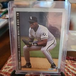 Frank Thomas 1(contact info removed) Fleer Baseball Cards 