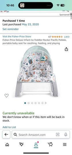 Fisher-Price deluxe Infant To Toddler Rocker 