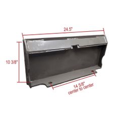 Toro Dingo Attachment Plate, Weld-on