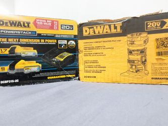 20V Max DeWalt XR Compact Router PRO Combo Kit