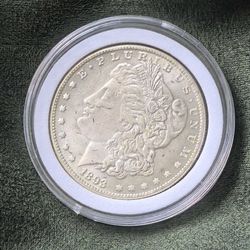 Coins ~ 1893-CC Morgan Silver Dollar $1
