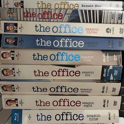 The Office complete season DVDs