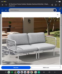 Sectional 2-seat unopened box