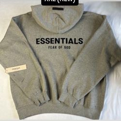 🔥 ESSENTIALS FEAR OF GOD HOODIE – DARK OATMEAL – SIZE XXL (NEW)